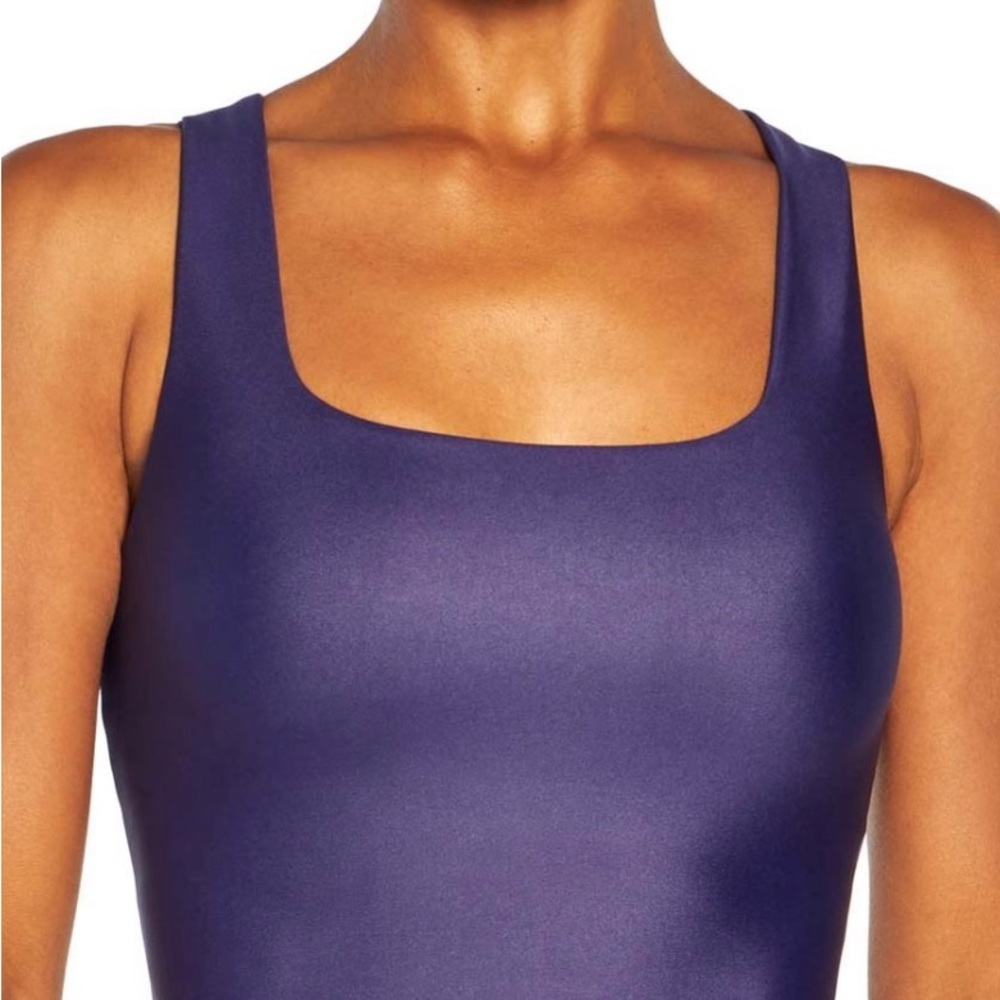 Glossy sports bra